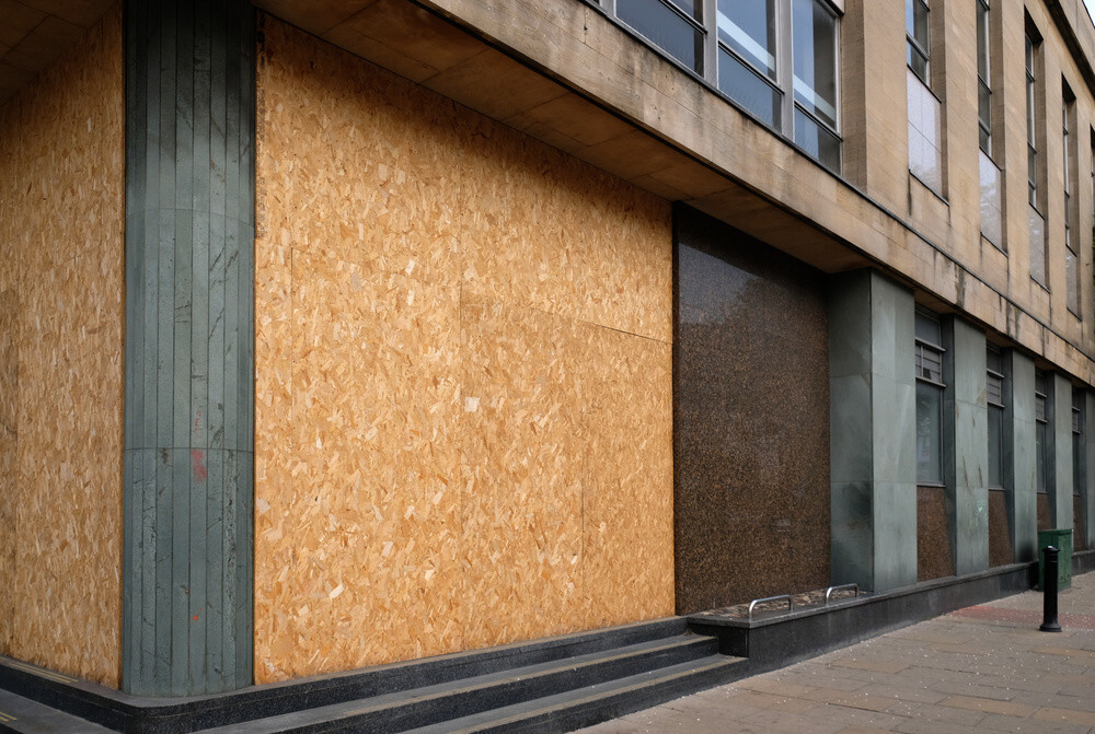 Boarding Up, Local Glazier in Highbury, N5